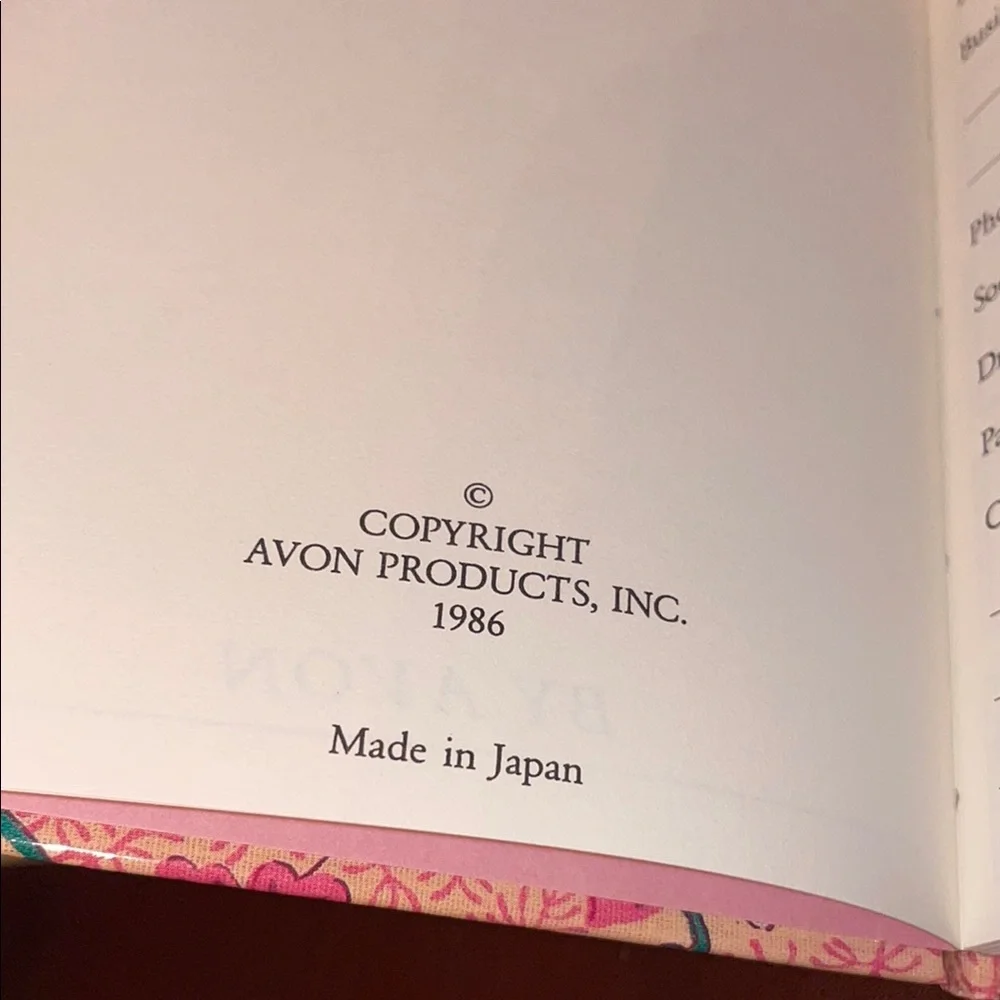 Floral Pink Patterned Address Book